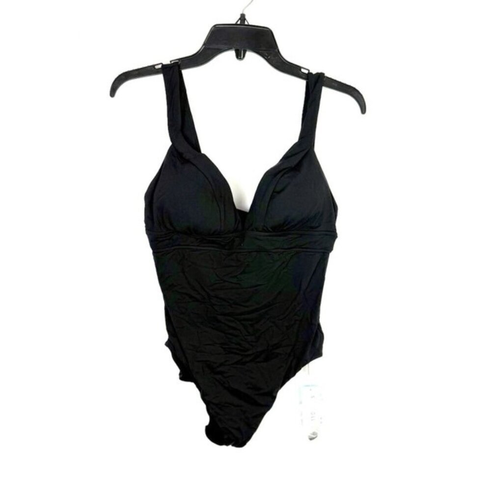 Seafolly Women’s Black One Piece Swimsuit Size 10